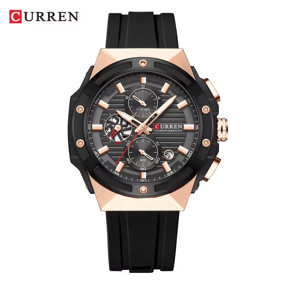 CURREN® 8462 Sport‑Chrono Quartz‑klocka